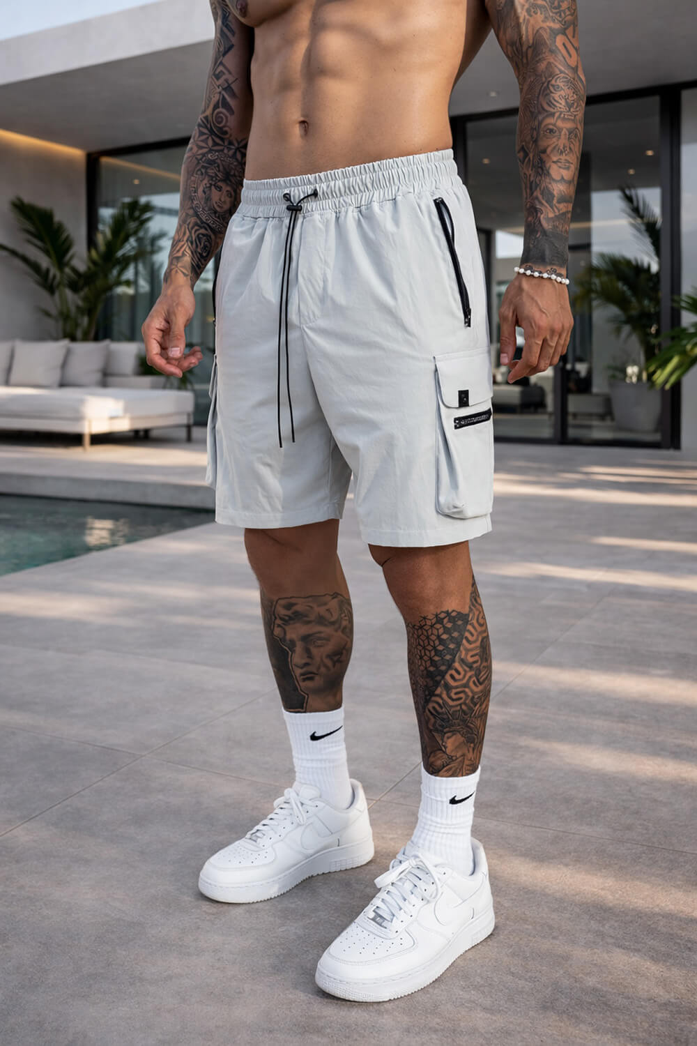 Raptor Cargo Shorts - Grey
