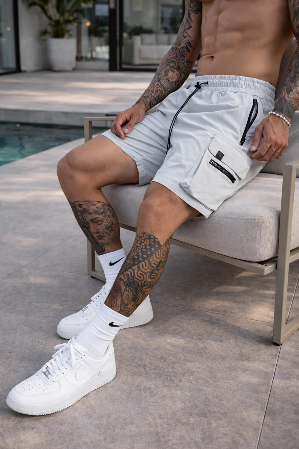 Raptor Cargo Shorts - Grey